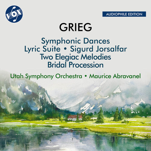 Grieg / Abravanel / Utah Symphony Orchestra: Grieg: Symphonic Dances, Op. 64; Bridal Procession Passes By, Op. 19; Sigurd Jorsalfar, Op. 56; Two Elegiac Melodies for String Orchestra, Op. 34; Lyric Suite, Op. 54
