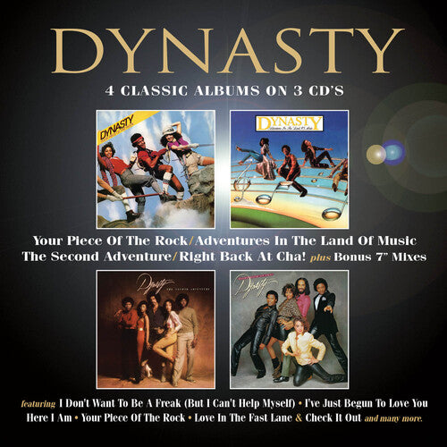 Dynasty: Your Piece Of The Rock / Adventures In The Land Of Music / The Second Adventure / Right Back At Cha: 4 Albums On 3CDs
