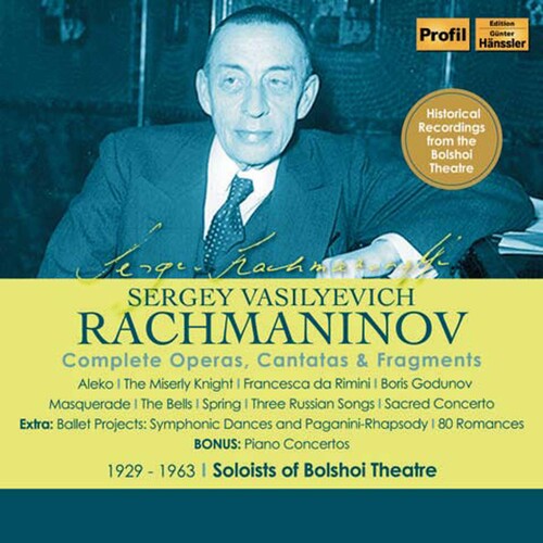 Rachmaninoff: Complete Operas Cantatas