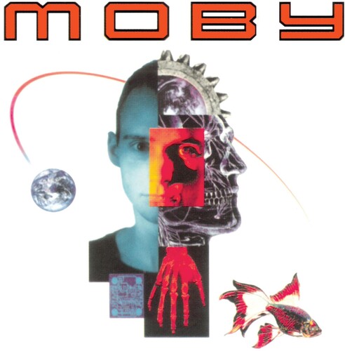 Moby: Moby - Black/White Marble on Blue