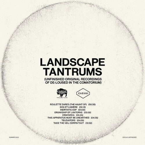 Mars Volta: Landscape Tantrums: Unfinished Original Recordings Of De-Loused In The Comatorium - Clear Vinyl