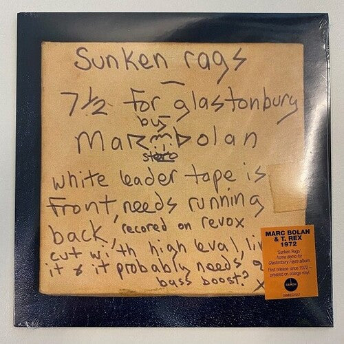 T.Rex: Sunken Rags (Home Demo - 'Glastonbury Fayre' Version) - Orange Colored 7-Inch Vinyl