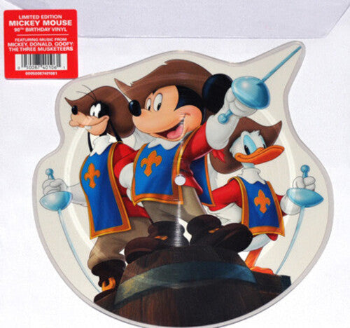 Mickey Mouse 90: The Three Musketeers: All For One & One For All - 10-Inch Picture Disc