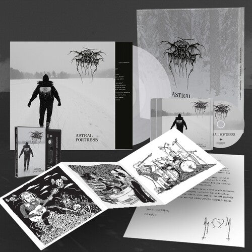Darkthrone: Astral Fortress - Peaceville Store Exclusive Deluxe Edition, 140gm Clear Vinyl/CD/Cassette/A4 Letter/Art Prints
