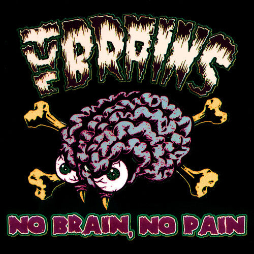 Brains: No Brain No Pain - Green/purple Haze Splatter