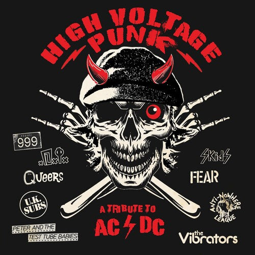 Punk Tribute to Ac/Dc / Various: A Punk Tribute To Ac/dc (Various Artists) - RED/BLACK SPLATTER