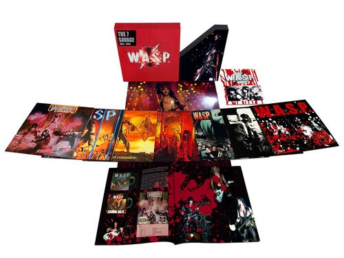 W.A.S.P.: 7 Savage - Second Edition - 8LP Box, 60 Page Book, Poster