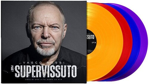 Rossi, Vasco: Il Supervissuto - 4LP Box, Orange, Red, Blue & Purple Vinyl
