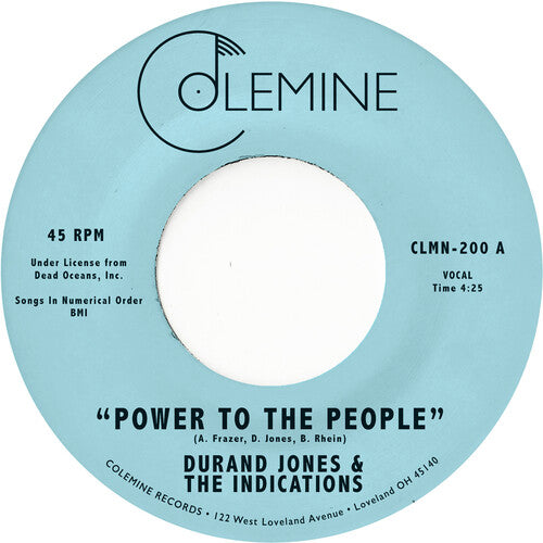 Jones, Durand & the Indications: Power To The People