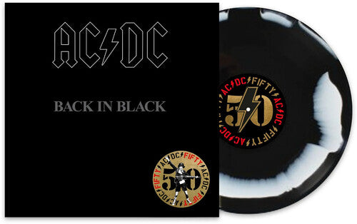 AC/DC: Back In Black: 50th Anniversary - Black & White Marble Colored Vinyl