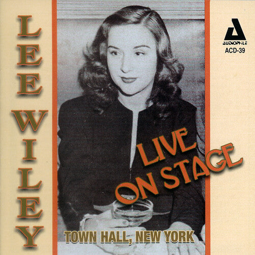Wiley, Lee: Live on Stage Town Hall New York
