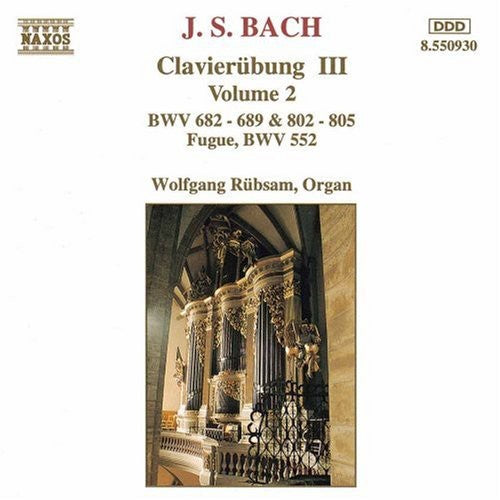Bach, J.S. / Rubsam: Clavierubung Volume 2