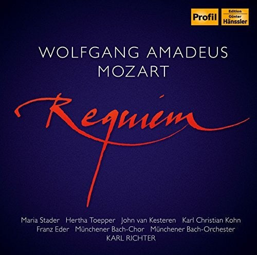 Mozart / Stader / Munich Bach Choir & Orchestra: Requiem