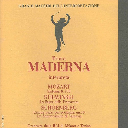Mozart / Maderna / Rai Sym Orch, Milan: Masters of Interpretation 3
