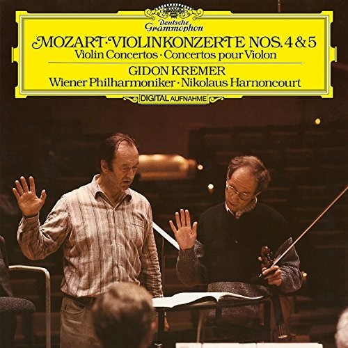Mozart / Kremer / Wiener Philharmoniker / Harnocou: Violin Concertos No 4 & 5