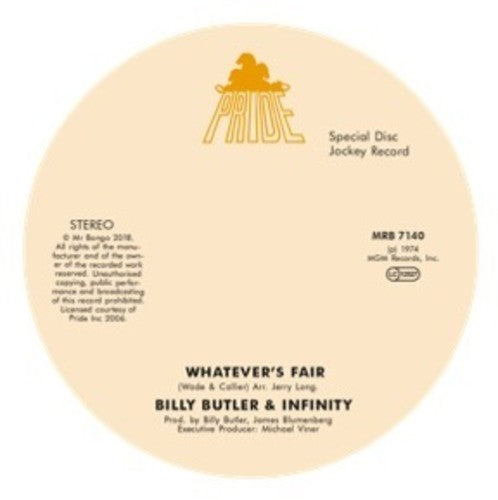 Billy Butler & Infinity & Lady Lee: Whatever'S Fair / Simple Things